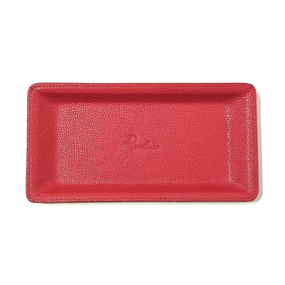Pomellato Red Leather Jewelry Tray